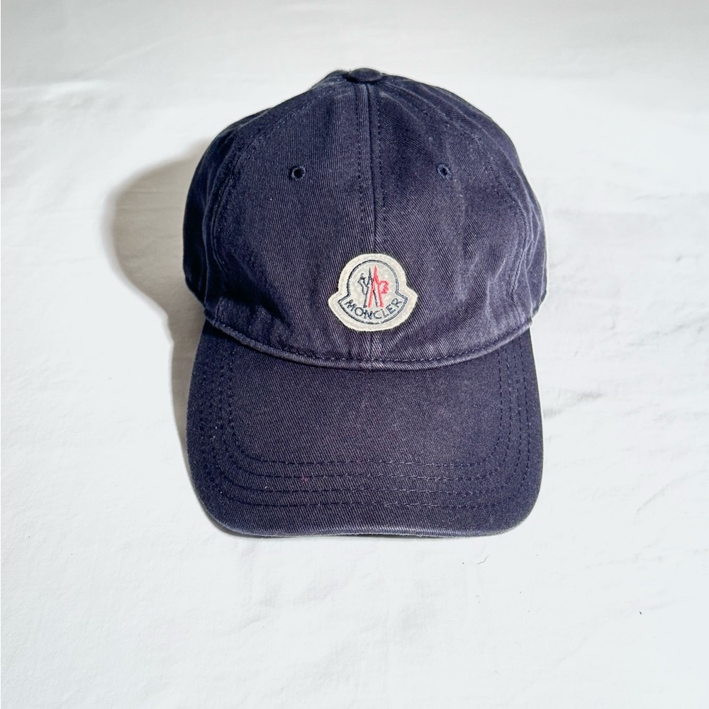 Moncler Navy Blue Baseball Cap – Excellent Condition